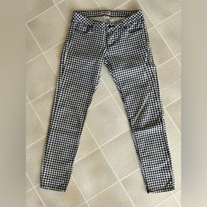 GUESS Slim Fit Checkered Pants